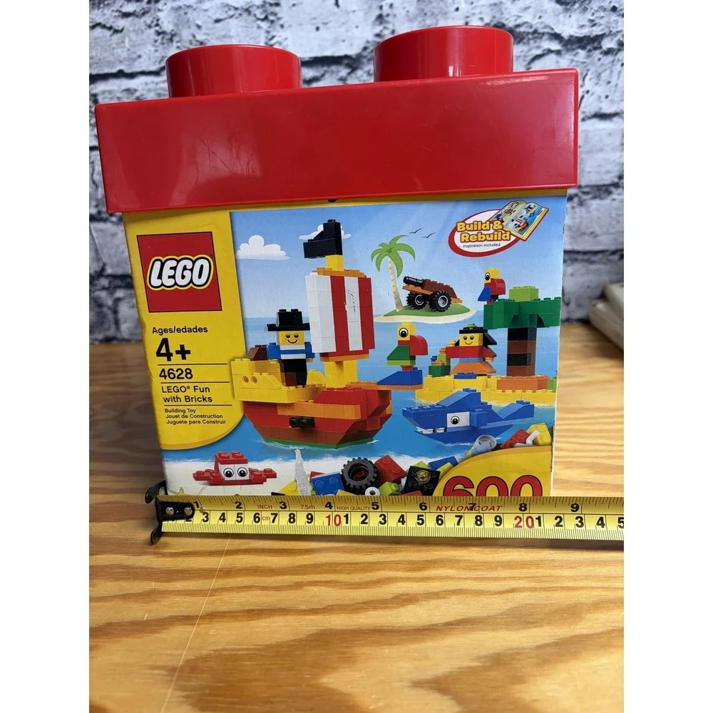 LEGO Bricks & More 4628‎ Fun With Bricks Storage Box & Sorting Lid Only Red